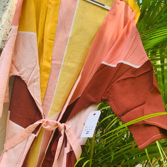 Billabong ☀️ Another Sky Kimono Cover Up - Picture 10 of 15